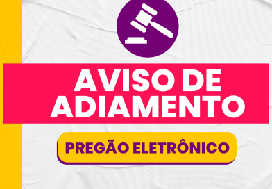 AVISO DE ADIAMENTO