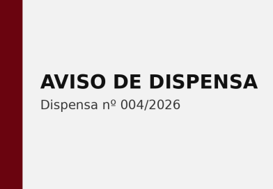 AVISO DE DISPENSA