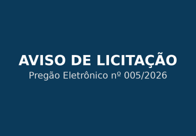 AVISO DE LICITAÇÃO