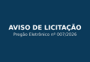 AVISO DE LICITAÇÃO